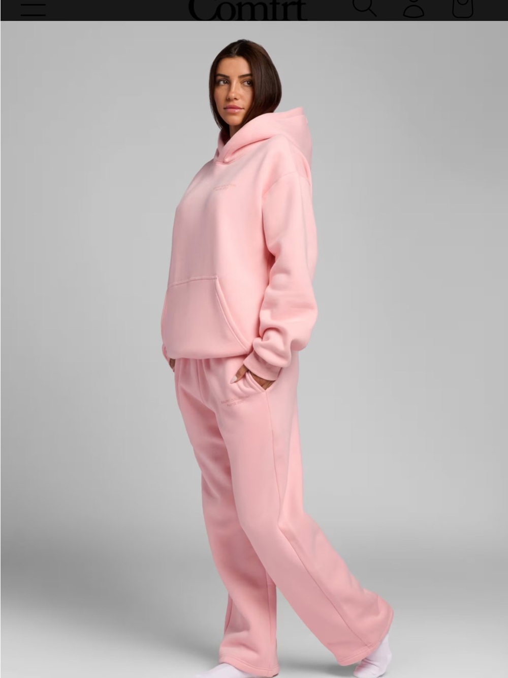 Comfrt Bubblegum Pastel Sweatshirt and Joggers Set - Picture 8 of 9